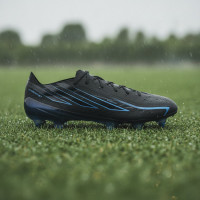 adidas F50 Hyperfast Elite IJzeren-Nop Voetbalschoenen (SG) Zwart Zwart Blauw