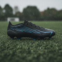 adidas F50 Hyperfast League IJzeren-Nop Voetbalschoenen (SG) Zwart Zwart Blauw
