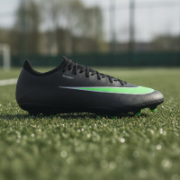 Nike Mercurial Vapor 17 Pro Kunstgras Voetbalschoenen (AG) Zwart Felgroen Zilvergrijs