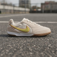Nike Tiempo Streetgato Premium Chaussures de Foot Street Enfants Beige Lemon Moon Particle