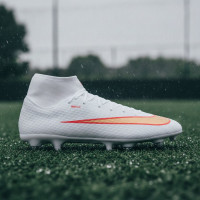 Nike Mercurial Superfly 11 Academy IJzeren-Nop Voetbalschoenen (SG) Anti-Clog Wit Felrood Goud