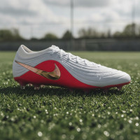 Nike Tiempo Maestro Elite Kunstgras Voetbalschoenen (AG) Wit Felrood Goud
