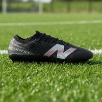 New Balance Furon V9 Pro Gazon Naturel Chaussures de Foot (FG) Noir Blanc Rouge