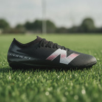New Balance Furon V9 Team Gazon Naturel Chaussures de Foot (FG) Noir Blanc Rouge