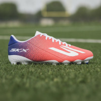 Skechers SKX_2 Club Gras / Kunstgras Voetbalschoenen (MG) Wit Felrood Blauw Roze