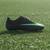 Nike Mercurial Vapor 17 Club Gazon Naturel Gazon Artificiel Chaussures de Foot (MG) Enfants Noir Vert Vif Gris Argenté