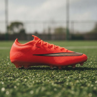 Nike Mercurial Vapor 17 Elite Kunstgras Voetbalschoenen (AG) Felrood Zwart Goud