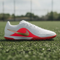 Nike Tiempo Maestro Academy Turf Voetbalschoenen (TF) Wit Felrood Goud