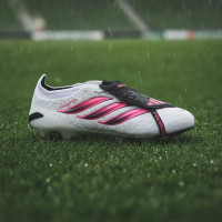 adidas Predator Elite FT IJzeren-Nop Voetbalschoenen (SG) Wit Zwart Roze