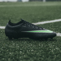 Nike Mercurial Vapor 17 Elite IJzeren-Nop Voetbalschoenen (SG) Zwart Felgroen Zilvergrijs