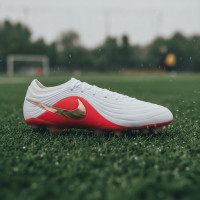 Nike Tiempo Maestro Elite IJzeren-Nop Voetbalschoenen (SG) Wit Felrood Goud