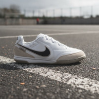 Nike Streetgato Chaussures de Foot Street Enfants Blanc Noir Beige