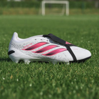adidas Predator League FT Gras Voetbalschoenen (FG) Wit Zwart Roze