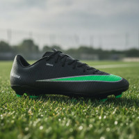 Nike Mercurial Vapor 17 Academy Gras / Kunstgras Voetbalschoenen (MG) Zwart Felgroen Zilvergrijs