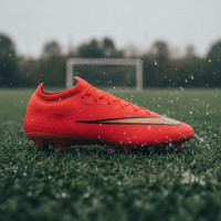 Nike Mercurial Vapor 17 Elite Crampons Vissés Chaussures de Foot (SG) Rouge Vif Noir Doré