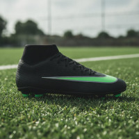 Nike Mercurial Superfly 11 Club Gras / Kunstgras Voetbalschoenen (MG) Zwart Felgroen Zilvergrijs