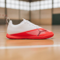 PUMA Ultra 7 Play Zaalvoetbalschoenen (IN) Kids Wit Felrood Zwart
