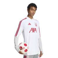 adidas Liverpool Europees Trainingspak 1/4-Zip 2026-2027 Wit Grijs Rood