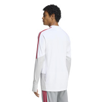 adidas Liverpool Europees Trainingstrui 1/4-Zip 2026-2027 Wit Rood Grijs