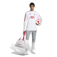adidas Liverpool Europees Trainingspak 1/4-Zip 2026-2027 Wit Grijs Rood