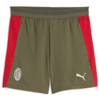 Kit d'entraînement PUMA AC Milan 2026-2027 gris clair vert foncé rouge