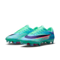 Nike Zoom Mercurial Superfly 11 Sam Kerr Elite Gazon Naturel Chaussures de Foot (FG) Turquoise Bleu Mauve Orange