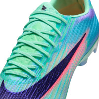 Nike Zoom Mercurial Superfly 11 Sam Kerr Elite Gazon Naturel Chaussures de Foot (FG) Turquoise Bleu Mauve Orange