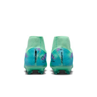 Nike Mercurial Superfly 11 Sam Kerr Academy Gras / Kunstgras Voetbalschoenen (MG) Turquoise Blauw Paars Oranje