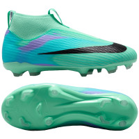 Nike Zoom Mercurial Superfly 11 Sam Kerr Academy Gazon Naturel Artificiel Chaussures de Foot (MG) Enfants Turquoise Bleu Mauve