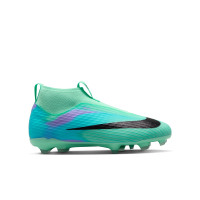 Nike Zoom Mercurial Superfly 11 Sam Kerr Academy Gazon Naturel Artificiel Chaussures de Foot (MG) Enfants Turquoise Bleu Mauve