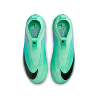 Nike Zoom Mercurial Superfly 11 Sam Kerr Academy Gazon Naturel Artificiel Chaussures de Foot (MG) Enfants Turquoise Bleu Mauve