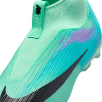 Nike Zoom Mercurial Superfly 11 Sam Kerr Academy Gazon Naturel Artificiel Chaussures de Foot (MG) Enfants Turquoise Bleu Mauve