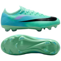 Nike Zoom Mercurial Superfly 11 Pro Gazon Naturel Chaussures de Foot (FG) Enfants Turquoise Bleu Mauve Orange