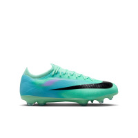 Nike Zoom Mercurial Superfly 11 Pro Gazon Naturel Chaussures de Foot (FG) Enfants Turquoise Bleu Mauve Orange
