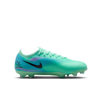Nike Zoom Mercurial Superfly 11 Pro Gazon Naturel Chaussures de Foot (FG) Enfants Turquoise Bleu Mauve Orange