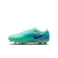Nike Zoom Mercurial Superfly 11 Pro Gazon Naturel Chaussures de Foot (FG) Enfants Turquoise Bleu Mauve Orange