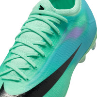 Nike Zoom Mercurial Superfly 11 Pro Gazon Naturel Chaussures de Foot (FG) Enfants Turquoise Bleu Mauve Orange