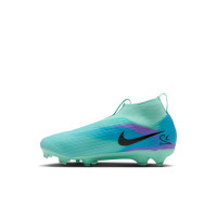 Nike Zoom Mercurial Superfly 11 Sam Kerr Academy Gazon Naturel Artificiel Chaussures de Foot (MG) Tout-Petits Turquoise Bleu