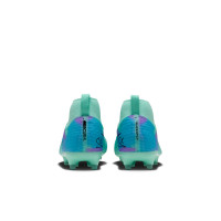 Nike Zoom Mercurial Superfly 11 Sam Kerr Academy Gazon Naturel Artificiel Chaussures de Foot (MG) Tout-Petits Turquoise Bleu
