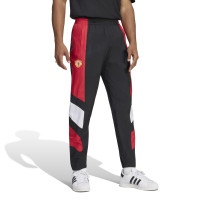 adidas Manchester United EQT Trainingspak 1/4-Zip Zwart Rood Wit