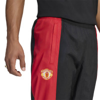 adidas Manchester United EQT Trainingspak 1/4-Zip Zwart Rood Wit