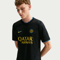 Nike Inter Milan Pre-Match Trainingsshirt 2026-2027 Zwart Blauw Goudgeel