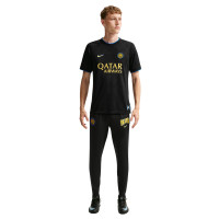 Nike Inter Milan Pre-Match Trainingsshirt 2026-2027 Zwart Blauw Goudgeel