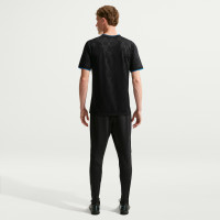 Nike Inter Milan Pre-Match Trainingsshirt 2026-2027 Zwart Blauw Goudgeel