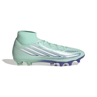adidas F50 Sparkfusion League Mid Gras / Kunstgras Voetbalschoenen (MG) Dames Mintgroen Wit Blauw