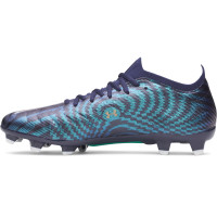 Under Armour Shadow Pro 4 Gras Voetbalschoenen (FG) Donkerblauw Bruin Groen Wit