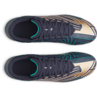 Under Armour Shadow Select 4 Gras Voetbalschoenen (FG) Donkerblauw Bruin Groen Wit