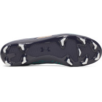 Under Armour Shadow Select 4 Gras Voetbalschoenen (FG) Donkerblauw Bruin Groen Wit