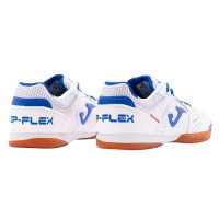 Joma Top Flex Zaalvoetbalschoenen (IN) Wit Blauw Bruin