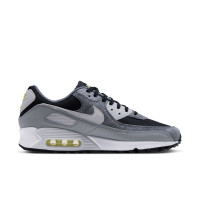 Nike Air Max 90 Baskets Noir Platinum Gris Lemon